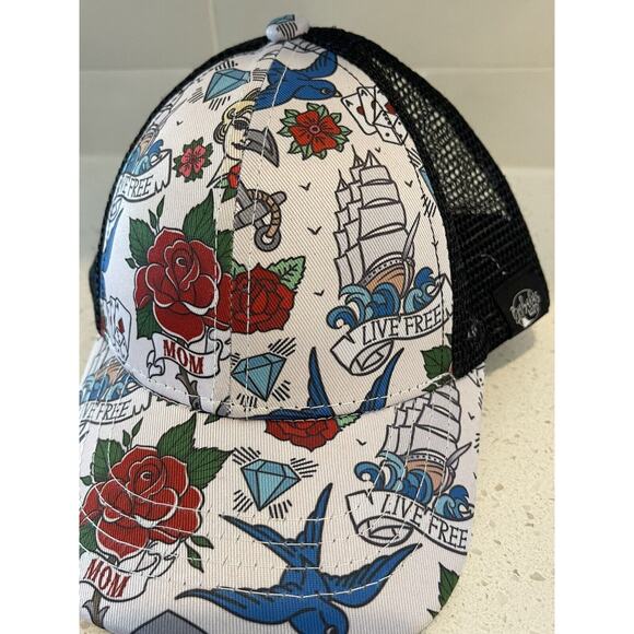 Babalus Trucker Hat‎ Kids Graffiti Pattern Snapback - Picture 1 of 10